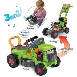 VTECH BABY - SUPER TRATTORE MAGI MOWER Evolutivo 3 in 1 - VERDE - Mult
