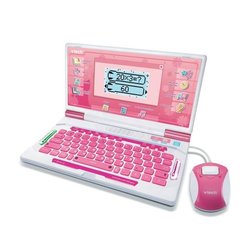 VTECH - GENIUS XL TWEETALIGE EDUCATIEVE COMPUTER ROZE - Roze