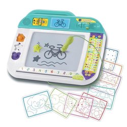 VTECH - MON ARDOISE INTERACTIVE APPRENTI ÉCRITURE - Multicolore