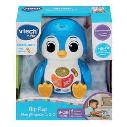 VTECH BABY - FLIP FLAP MON PINGOUIN 1,2,3 - Bleu