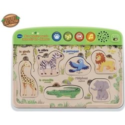 VTECH BABY - Mijn eerste interactieve dierenpuzzel - FSC houten speelg