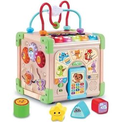 Jouet interactif VTECH CUBE NATURE - Bois certifié FSC - Animaux music