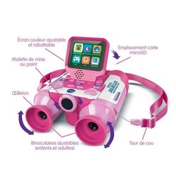 VTECH - GENIUS XL - INTERACTIEVE VIDEO VERREKIJKER ROZE - Multicolor
