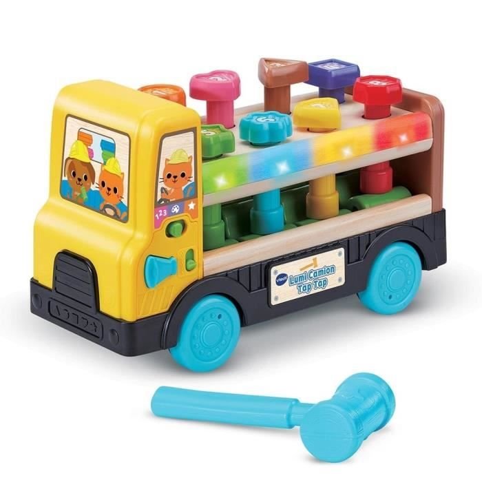 VTECH LUMI TAP TAP TRUCK (SPIELZEUG MIT FSC-ZERTIFIZIERTEM HOLZTEIL)