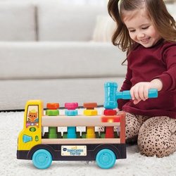 VTECH LUMI TAP TAP TRUCK (SPIELZEUG MIT FSC-ZERTIFIZIERTEM HOLZTEIL)