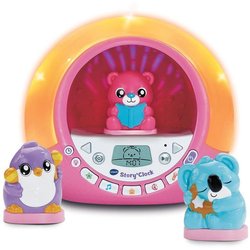 VTECH - STORY CLOCK - LA MIA SVEGLIA ROSA NARRATORE DI STORIE - Rosa