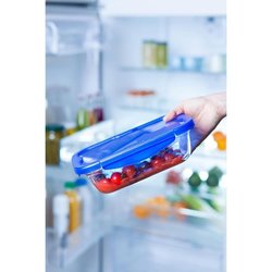 PYREX COOK & GO Piatto rettangolare per conservazione 3,3l 30x23cm + C