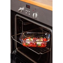 PYREX COOK & GO Piatto rettangolare per conservazione 3,3l 30x23cm + C