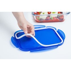 Set di 3 contenitori per il pranzo - PYREX - Cook & Go - Vetro - Retta