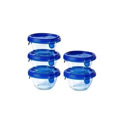 Set mit 5 Minischüsseln - PYREX - Cook & Go - Glas - Rund - Auslaufsic