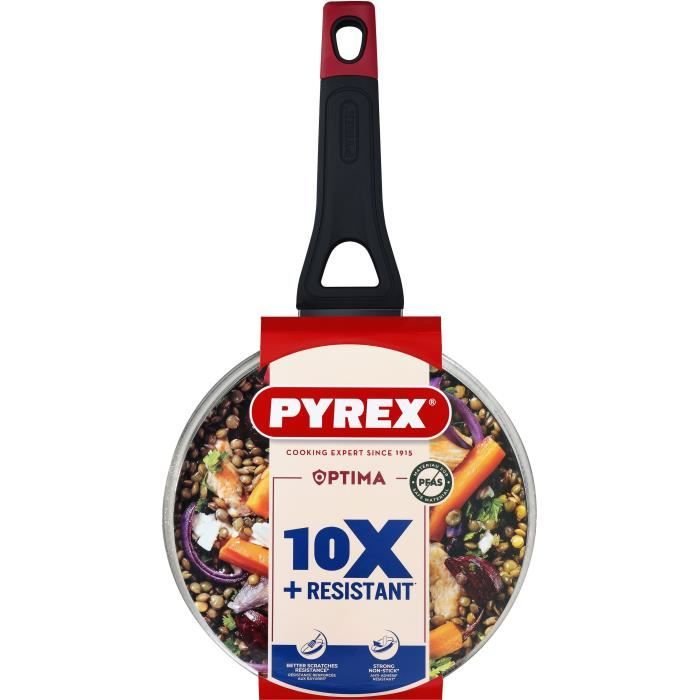 Casseruola + coperchio - PYREX - 1455032 - Antiaderente - 20 cm - Senz