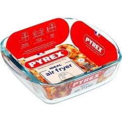 Air fryer dish - PYREX - 1450141 - Square - Borosilicate glass - 20 x 
