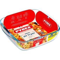 Heißluftfritteusenform - PYREX - 1450142 - Quadratisch - Borosilikatgl