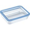 Set van 3 opbergdozen met deksel - PYREX - Zero Plastic - Glas - Recht