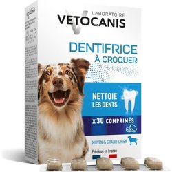 VETOCANIS PLAK FIGHTER PASTA DE DIENTES CON CROQ 30COMP