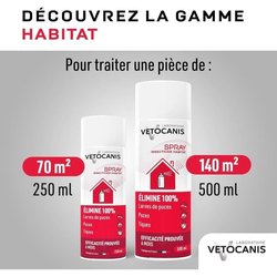VETOCANIS Anti-flea and anti-mite spray for the home - 500 ml - For ca