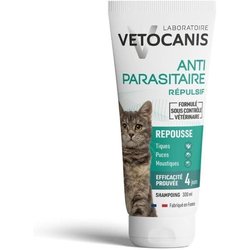 VETOCANIS Anti-Floh- und Anti-Zecken-Shampoo - Für Katzen - 300ml