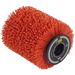 Abrasive nylon brush Ø80mm - L 100mm for scrubbing / degreasing / clea