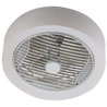 Luft - Lichtkrone - weißer Deckenventilator Ø40 cm 95W mit LED -Beleuc