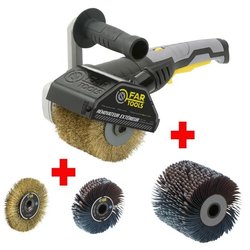 FARTOOLS PACK REX120C EXTERIOR RENOVATOR + PRECISION METAL BRUSH + PRE