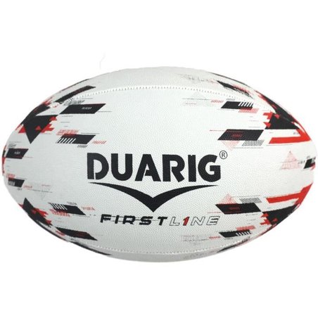 Pallone da rugby - Firstline - DUARIG - Nero e rosso - T5