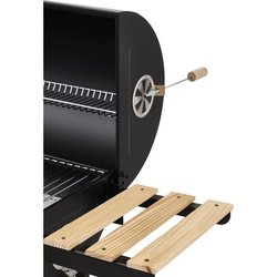 Holzkohlegrill - KOCHBOX - MIKE EVOLUTION - 142 X 57 X 112 cm - Schwar