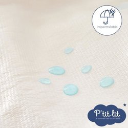 Set mit 2 Anti-Milben-Matratzenschonern für Babys  70 x 140 cm  wass