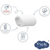 Lot de 2 Proteges Matelas Bébé Bamboo - pour Couffin, Nacelle, Landeau