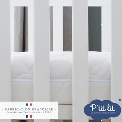 Materasso Baby Climatizzato - 70x140x10 cm - Reversibile - Sfoderabile