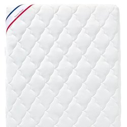 Bamboo Baby Mattress - 70x140x10 cm - Soft Viscose - Removable Cover -