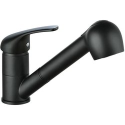 Low kitchen mixer tap - EDOUARD ROUSSEAU - ARES - Black