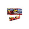 Camion avec Hélicoptere Police Majorette GS 35 cm - MAJORETTE - Blanc 