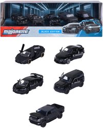 MAJORETTE - Majo Black Edition 5 stuks geschenkverpakking - vanaf 3 ja