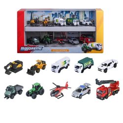 MAJORETTE - Majo City Confezione regalo da 10 pezzi - dai 3 anni