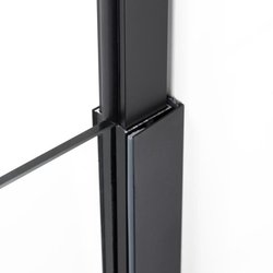 Feste Wand  GELCO  NUR Schwarz  90 x 210 / 266