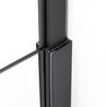 Feste Wand  GELCO  NUR Schwarz  90 x 210 / 266