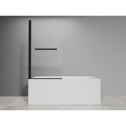 Pare baignoire 1 volet + porte serviettes - HOME GENERATION - Mila noi