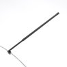 Feste Wand - HOME GENERATION - Romane schwarz - 120 x 200 cm