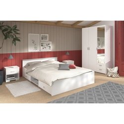 Zodiac Complete Room: 140x190 Bett mit Schublade + Schrank 3 Türen und