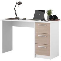 Office Essential Parisot 3 cassetti - decorazioni chene e bianche - l 