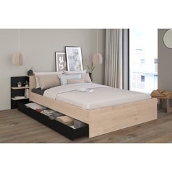 HORN Erwachsenenbett mit Schublade  140 x 190/200 cm  Dekor Eiche un