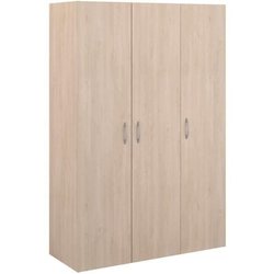 Schlafzimmerschrank - EASY LIFE - Eiche - 3 Türen - 120,2 x 180 x 49,7