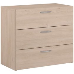 Chest of drawers - EASY LIFE - 3 drawers - Oak - 78.2 x 69.3 x 40.8 - 