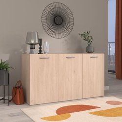 Buffet - EASY LIFE - 126 x 69,3 x 41,5 cm - Chene  - 3 portes - PARISO