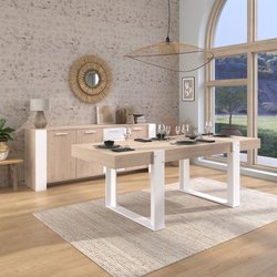 Ensemble Buffet et Table rectangulaire - Style Scandinave - LOFT - Che
