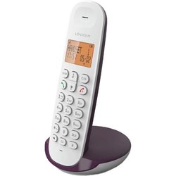 Teléfono fijo inalámbrico - LOGICOM - DECT ILOA 150 SOLO - Berenjena -