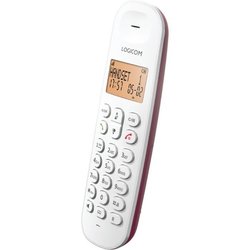Teléfono inalámbrico fijo - LOGICOM - DECT ILOA 150 SOLO - Frambuesa -