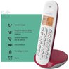 Teléfono inalámbrico fijo - LOGICOM - DECT ILOA 150 SOLO - Frambuesa -