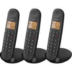 Schnurloses Festnetztelefon - LOGICOM - DECT ILOA 350 TRIO - Schwarz -