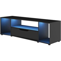 Gamer-TV-Schrank  HACK  Schwarz  163 x 45 x 48 cm  DIAGONE